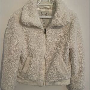 American Rag Cie White Sherpa Jacket
